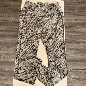 Marble print leggings